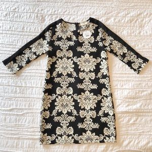 NET 3/4 sleeve dress